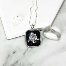 Load image into Gallery viewer, Anemone Necklace in fine silver - customizable
