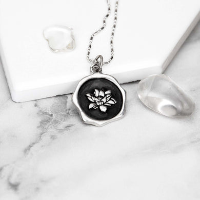 Lotus Necklace-customizable