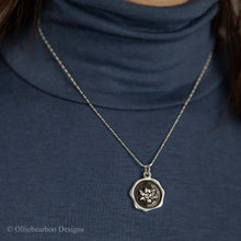 Load image into Gallery viewer, Lotus Necklace-ready to ship
