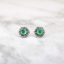Load image into Gallery viewer, Sirius Studs in green
