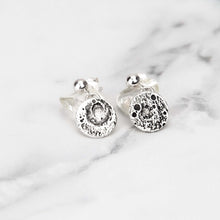 Load image into Gallery viewer, Full Moon earrings with ball studs
